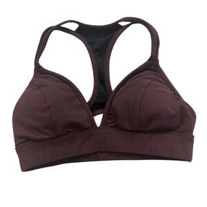Bloch Racerback Sports Bra Burgundy  Sz S